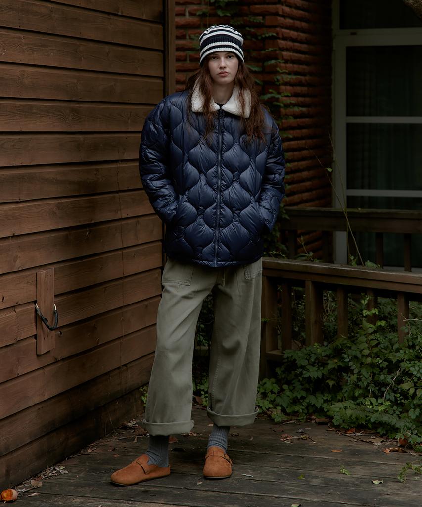 Studio&Parc Onion Quilting Wellon Jacket_Navy