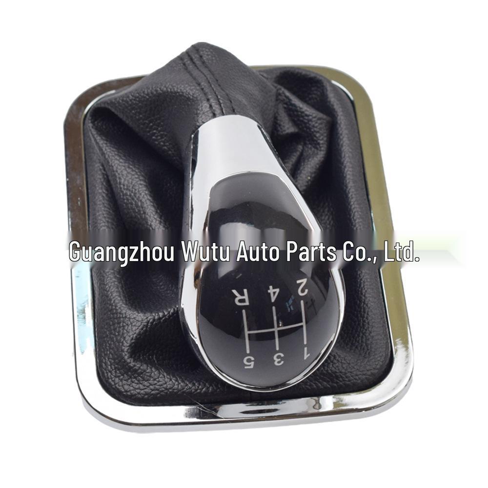 Совместим с Geely Emgrand 7 & Mitsubishi Lancer: Черная кожаная накладка на ручку переключения передач.