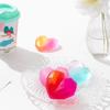 Soap Making Handmade Kit - Sparkling Heart, 2 Basic Types (pink + Blue), 200g