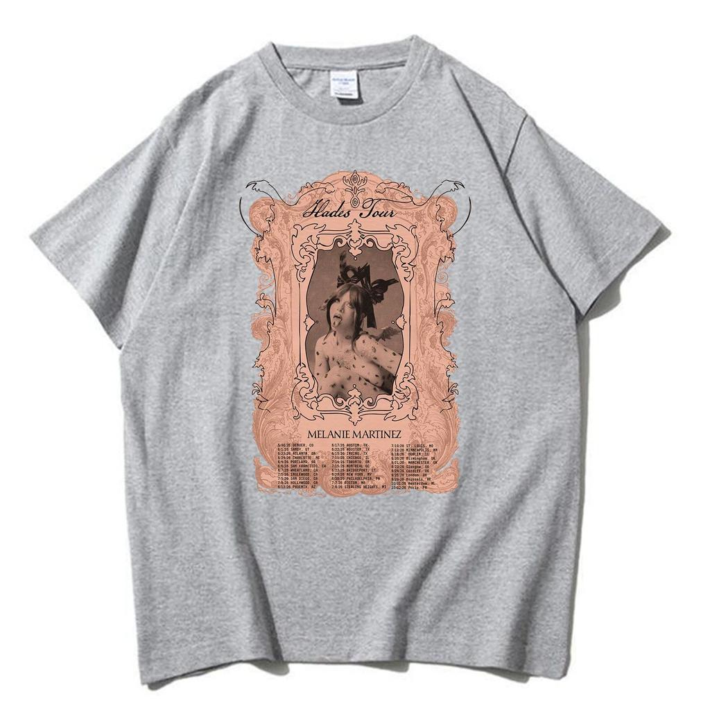 Y2k Hip Pop Fashion T Shirts 2026 Melanie Martinez Album Hades Tshirt Harajuku Casual Short Sleeve Oneck Print Loose T Shirt