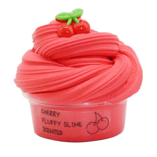 60ml Cherry Peach Fruit Slime Plasticine Mud Sludge Stress Relief Children Toy