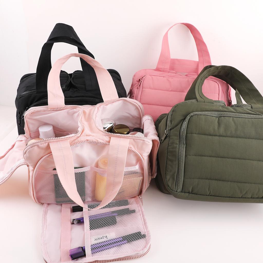 Large-capacity Cosmetic Bags portable high-appearation-level travel toiletry bag storage bag with compartments
