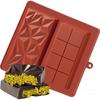 Форма для шоколада Dubai Chocolate Mold Bar Pistachio Chocolate Bar Силиконовая толстая форма для наполнения батончиков, большая форма для конфетного батончика