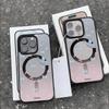 Магнитный чехол для телефона для iPhone 11 12 17 14 15 Pro Max 15 14 16 Pro13 14 15 16 Противоударный чехол Магнитное кольцо Mag-Safe Задняя крышка