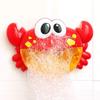 Bubble Crabs Baby Bath Toys Kids Pool Swimming Bathtub Soap Machine Automatic Bubble Crab Foam Toy