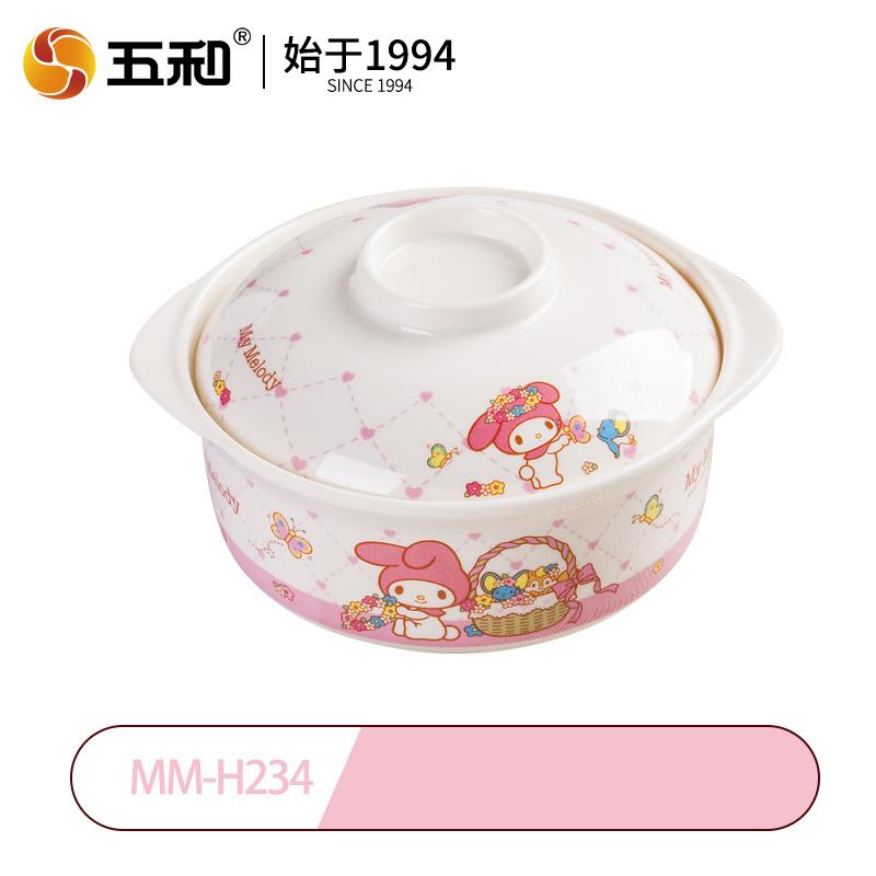 Для детской посуды Sanrio My Melody Без BPA Тарелка для салата Обеденные тарелки Салатница Мультяшная кружка для воды Ударопрочная посуда