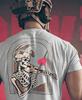 Tactical Skeleton Violin TShirt Unisex Skull Heart Print Oversized Dark Gothic Streetwear Unisex Tee