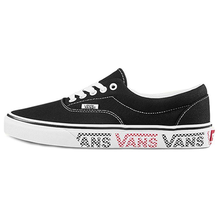 Vans The Era Checker Logo Black VN0A38FRWQ0