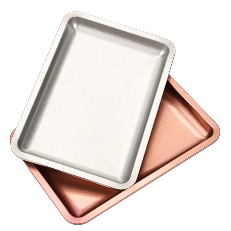 Поднос для хранения косметики из нержавеющей стали, поднос для ювелирных изделий, тарелка, хирургический поднос для врача, настольный инструмент для хранения, металлический поднос для дизайна ногтей