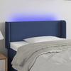 VidaXL LED Headboard Bedroom Furniture Single Bed Accessory Headboard Bed Frame Interior Blue 3123092
