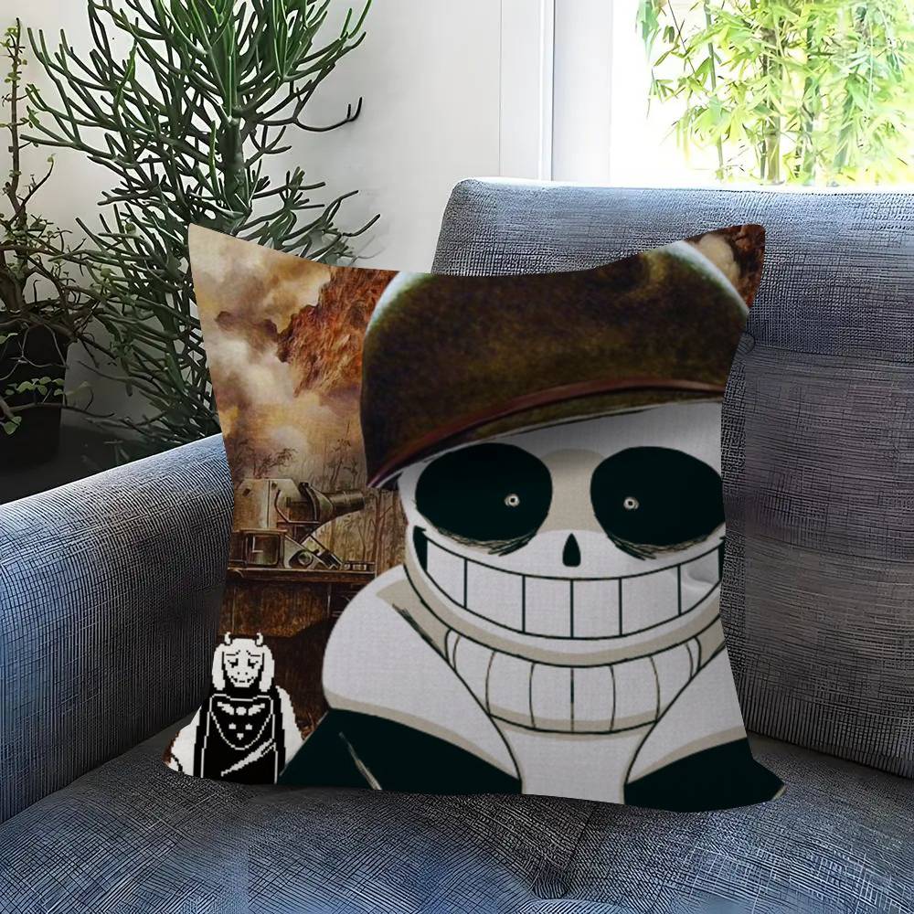 Милая Подушка Hundertale SansW Подарок Декор для Дома и Офиса Подушка для Спальни Дивана Автомобиля Наволочка