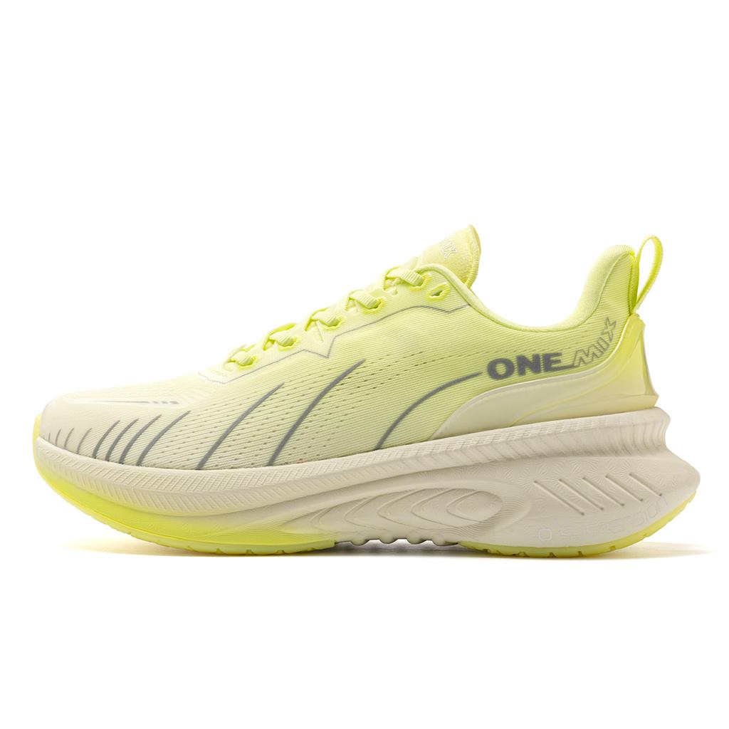 onemix Беговые кроссовки с максимальной амортизацией, подходящие для тяжелых бегунов, спортивная обувь на шнуровке, нескользящие уличные кроссовки для мужчин