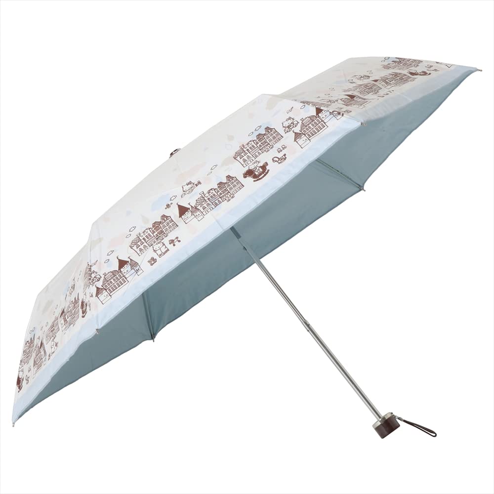 Складной зонт Ogawa Sanrio Hello Kitty, блокирующий свет, отсекающий УФ-излучение, теплозащитный, водоотталкивающий, для прогулок по городу, 50 см, 6 спиц, товары