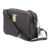 Burberry Iconic Logo Leather Camera Bag Women Shoulder Bag Black 80751581