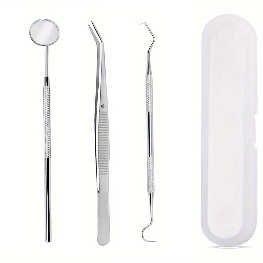 Professional Dental Cleaning Kit Stainless Steel Oral Hygiene Tools, Interdental Cleaners,Toothpicks For Thorough Teeth Cleaning