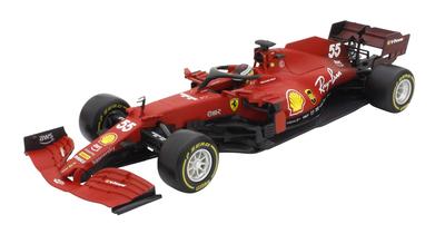 Bburago Масштаб Ferrari SF21 Сайнс Готовое изделие 1/18 (2021) №55 C. Младший