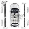 Для BYD Sealion 5 DMI 2026 2025 Автомобильная наклейка для защиты порога из нержавеющей стали Педаль приветствия Аксессуары Song Pro Dmi