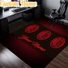 Custom Name Milan Football  Rug, Office Rug, Chair Rug, Carpet for Living Rooms, Doormat Game Rug Home Decor Christmas Gifts