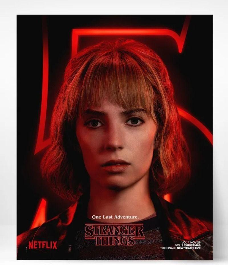 Плакат-жестяная табличка Stranger Things 5 сезон 20x30 см Ретро Настенный декор