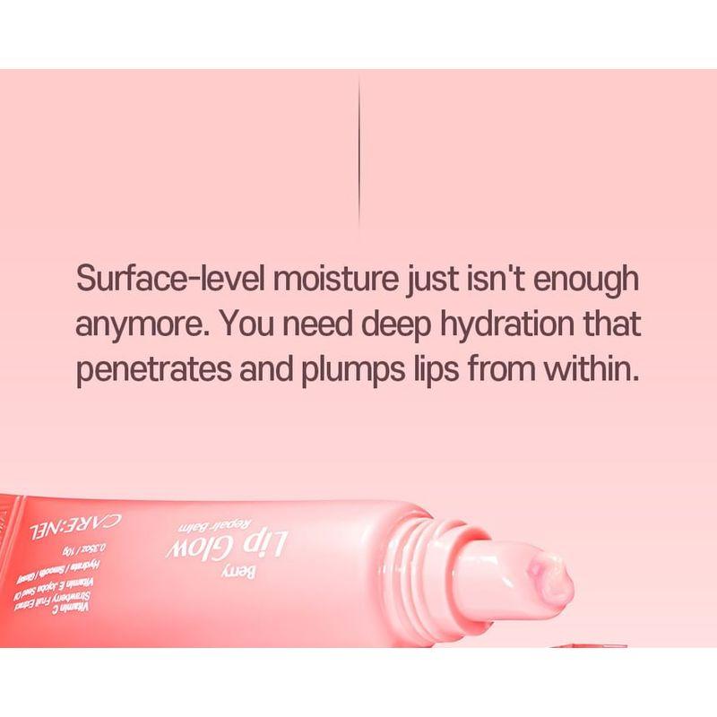 CARE:NEL - Восстанавливающий бальзам для губ Berry Lip Glow