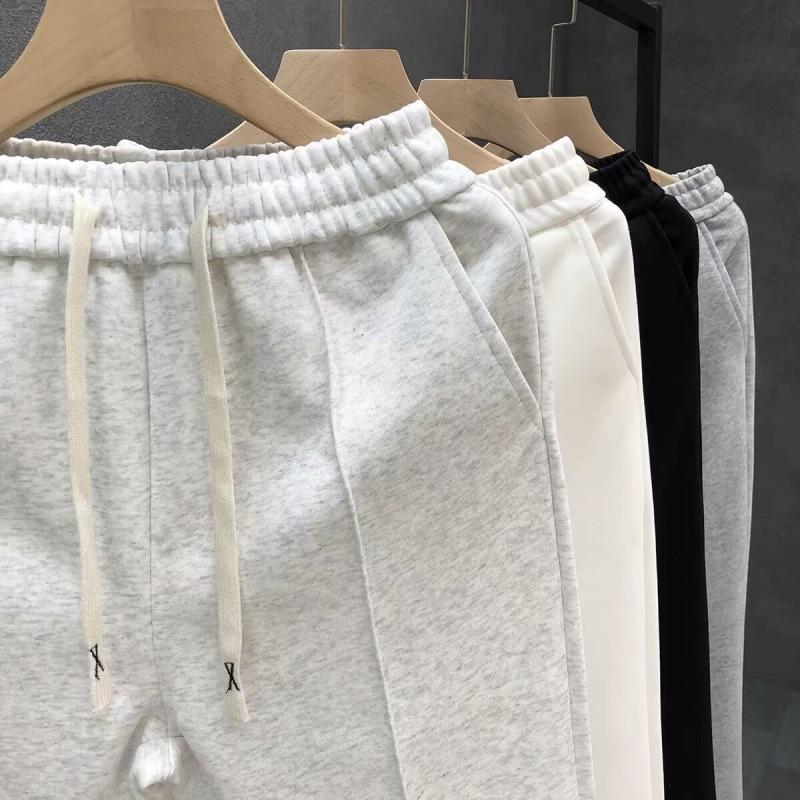 2024 Мужские свободные повседневные широкие летние брюки в корейском стиле