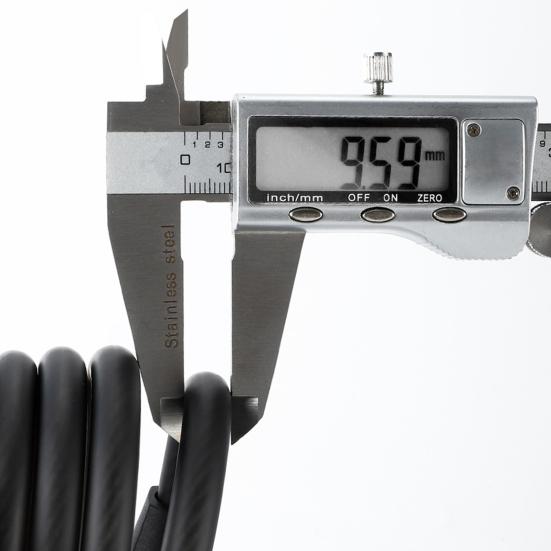 Bike Cable Combination Lock 4-Digit Password Anti-theft Bicycle Lock Long-lasting Cable Lock with Alloy Core for MTB Road Bike