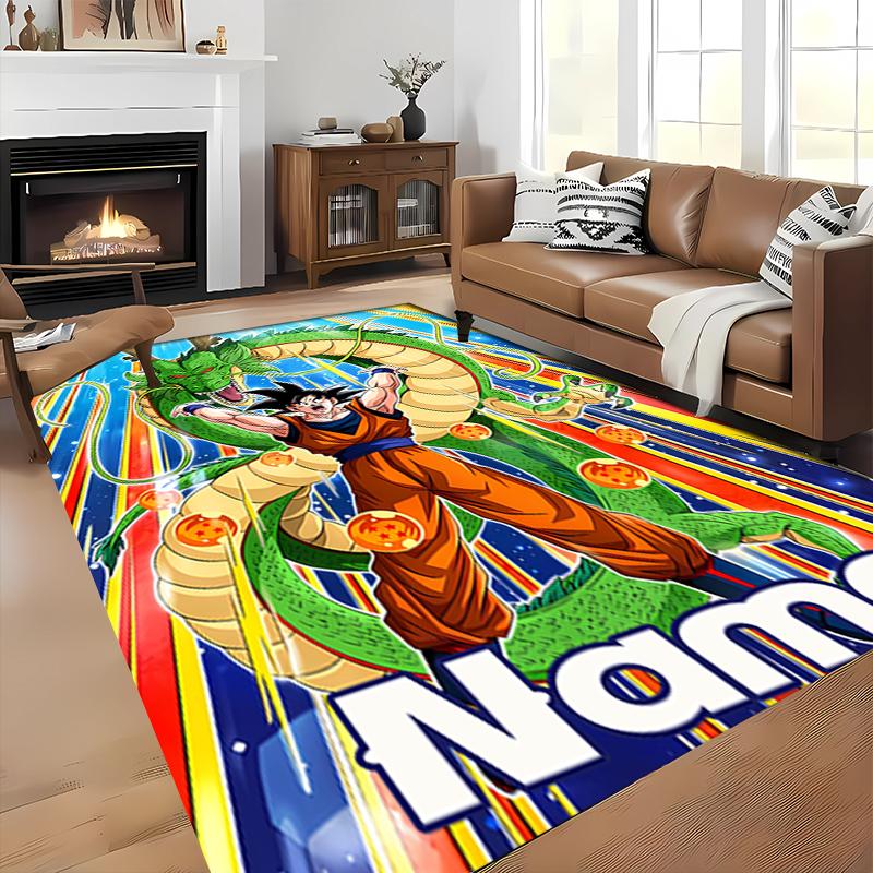 Custom personalization Dragon Ball Area Rug - Perfect For Kitchen, Bathroom,Laundry Room Decor Large Size Available,Gift All Seasons