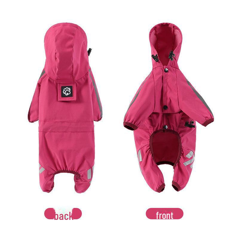 Водонепроницаемый дождевик для четвероногих собак всех размеров — идеально подходит для дождливых дней на открытом воздухе