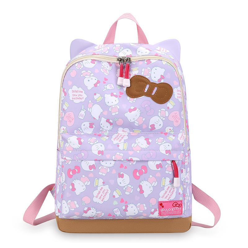 Школьная сумка женская большая вместимость рюкзак для школьников средней школы средней школы колледжа дикий рюкзак с напечатанным логотипом