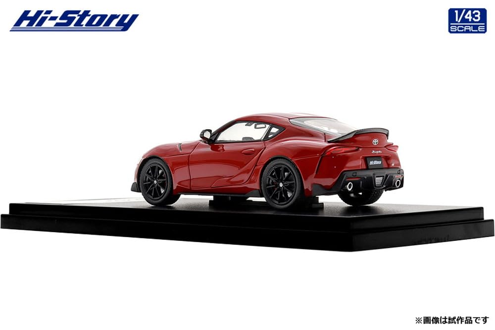 Diecast Model Car INTERALLIED Toyota GR Supra RZ 2025 Red 1/43 Scale