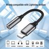 Apple Lightning To 3.5mm Braided Audio Adapter for Enhanced Sound Quality