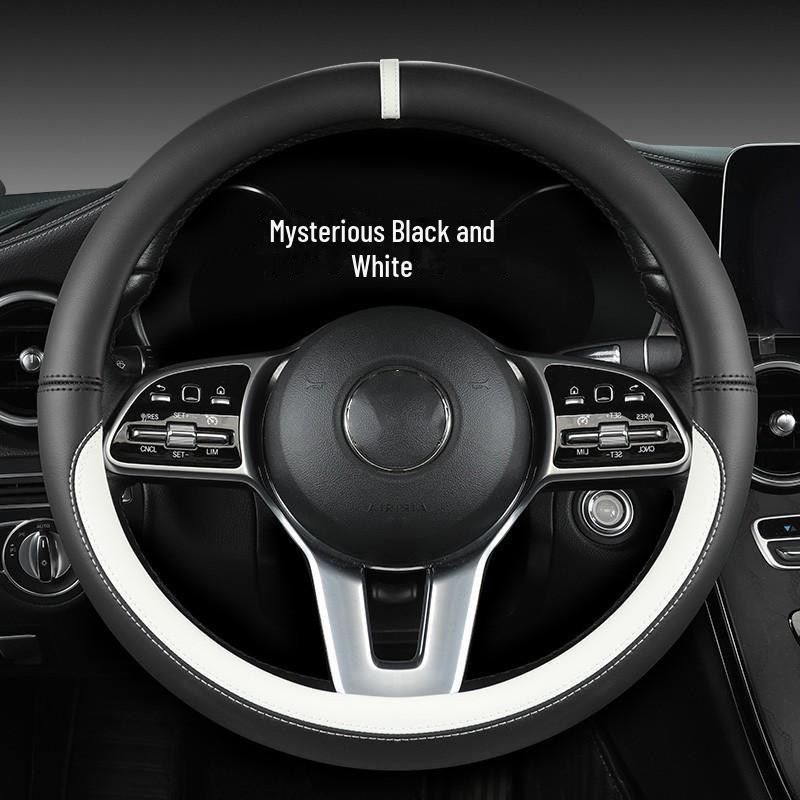 Чехол на руль автомобиля Panappi Cross-border в различных цветах для ручек среднего размера защищает руль автомобиля от износа.