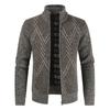 Winter Men's Casual Fashion Cardigan Sweater Jacket Long Sleeve Knitted Sweater Top Outwear Coat