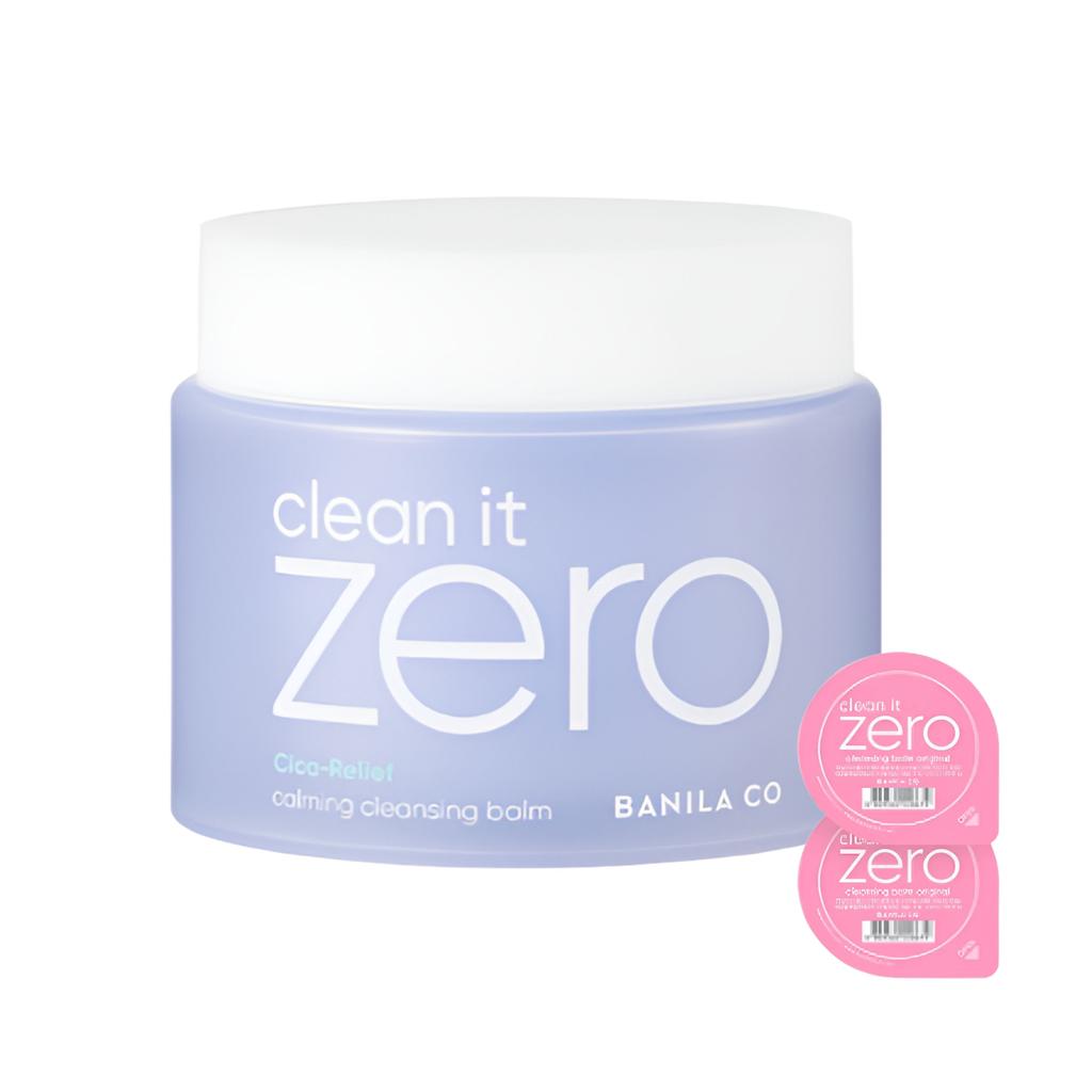 Очищающий бальзам Banila Co Clean It Zero (Выберите 1: Оригинальный / Успокаивающий / Очищающий поры)+3 мл x 2 Мини