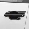 Carbon Fiber ABS Car Door Handle Cover + Surrounds Kit For Toyot@ RAV4 -