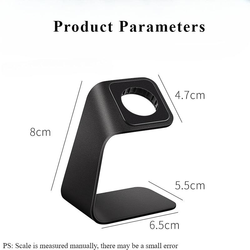 1 шт. Металлическая алюминиевая зарядная док-станция для часов, подставка для зарядки часов