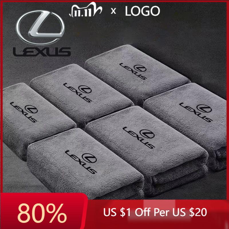 2026 Hot Interior Stickers Car Cleaning Towel Car Drying Towel Washing Tool For Lexus F SPORT ES RX NX LS UX LM LX GX LC RZ IS C