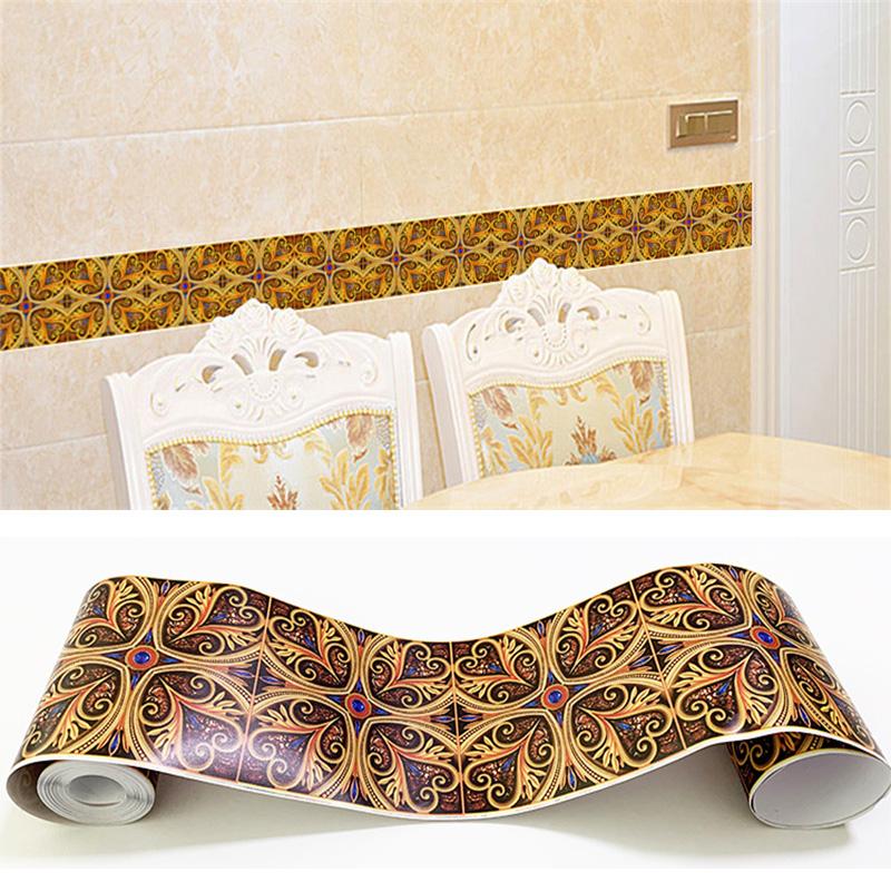 Мраморная мозаика, плинтус, наклейки на стену, ПВХ, самоклеящиеся, для гостиной, ванной комнаты, кухни, водонепроницаемая плитка, наклейки на талию, обои, границы, декор