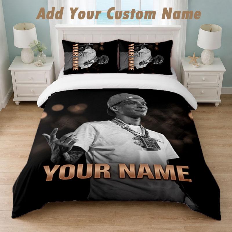 Bedding Set 1 Duvet Cover 2 Pillowcases Central Cee Print Soft Bed Linen Bedroom Decor