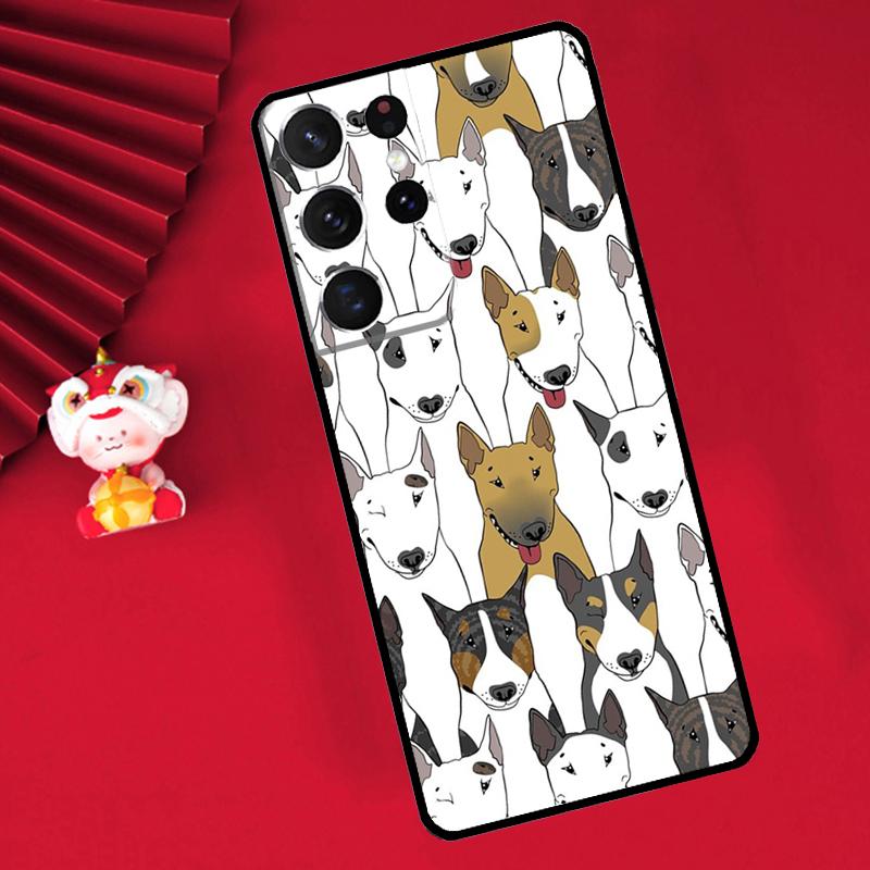English Bull Terrier Case For Samsung Galaxy S24 S26 Ultra S21 S22 S20 S23 S25 Ultra Plus S10 S25 FE Cover Funda