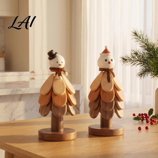 Compact Folding Trivet Stand Collapsible Wooden Trivets for Hot Dishes Tree-Shaped Heat Resistant Potholders Cast Iron Pan Mat Insulation