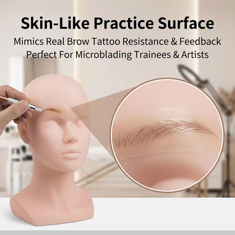 20Pcs Adhesive Tattoo Practice Sticker Permanent Tattoo Practice Skin Makeup Tattoo Training
