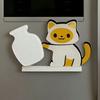 1-10PCS New Cat Pushing Vase Magnets Home Decor Fridge Magnet Cat Whisker Collection Memorial Box Home Office Decor For Gift