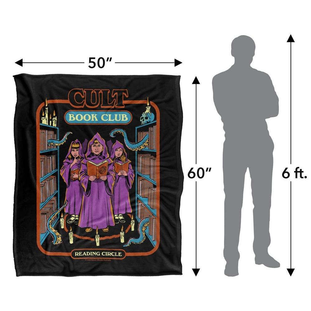 Steven Rhodes Cult Book Club Soft Touch Blanket