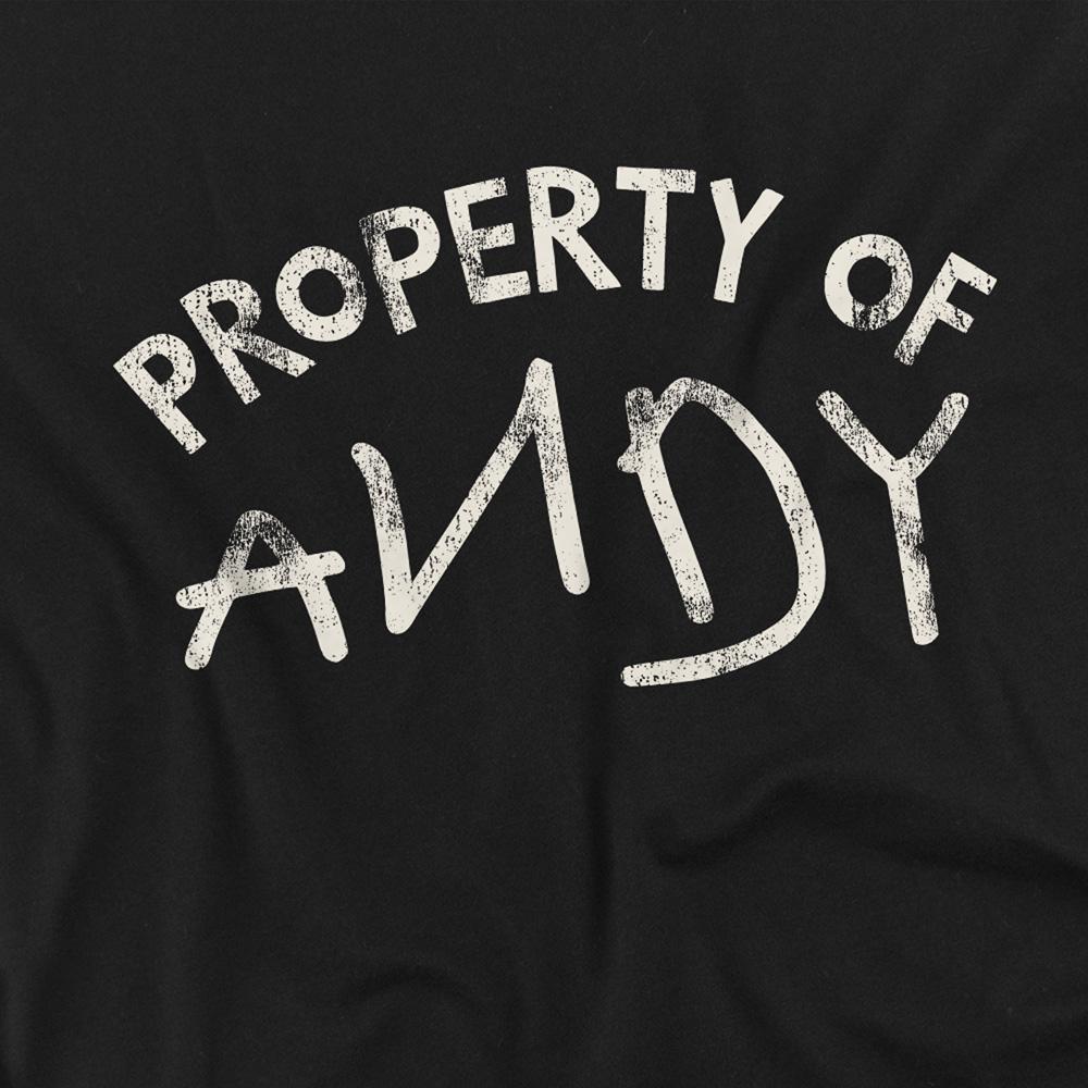 Toy Story Unisex Adult Property Of Andy T-Shirt