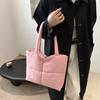 Trendy Pink Luxury Shoulder Bag For Women Spacious Design For Everyday Fashion Needs