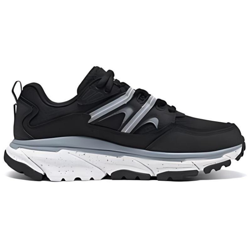 Skechers Женские низкие походные ботинки для улицы Черно-белые 180166-BKW