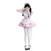 Pink maid outfit, Japanese style cosplay Anime Maid Dress for Girls cos Maid uniform, princess dress