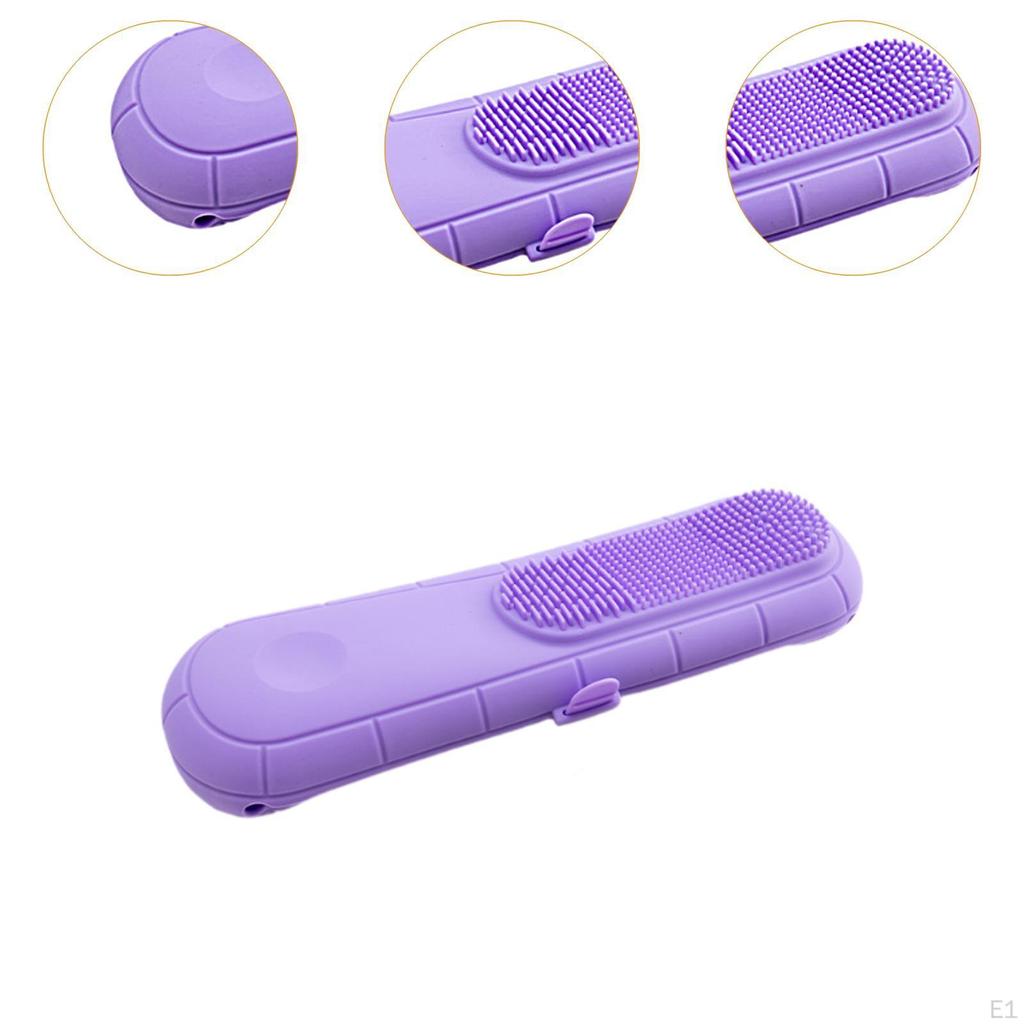 Brush Cleaning Holder Cosmetic Organizer Case Cleaner and Dryer Silicone Storage