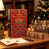 Daily Countdown Box 2026 Nutcracker Advent Calendar, 24-Day Retro Soldier Figure Set, 2D Kids Christmas Gift Flat Acrylic Tree Hanging Decor, Holiday